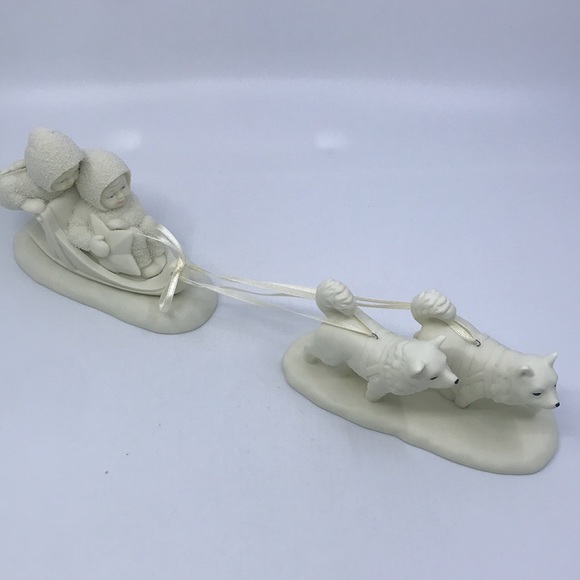 Department 56 Snowbabies “Mush” Two Piece #68805 - Picture 4 of 15